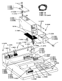 CD CONTROL PANEL & CONTROL CENTER Diagram and Parts List for DE19CD  Maytag Dryer