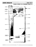 REAR VIEW Diagram and Parts List for GDG33CA  Maytag Dryer