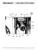 DRUM BEARING SUPPORT ASSEMBLY Diagram and Parts List for GDG33CA  Maytag Dryer