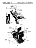 MOTOR & IDLER ARM ASSEMBLY Diagram and Parts List for GDG33CA  Maytag Dryer