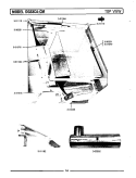 TOP VIEW Diagram and Parts List for GDG33CA  Maytag Dryer