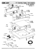 CONTROL PANEL, TOP CVR & LID SWTCH 11 Diagram and Parts List for A25CT  Maytag Washer