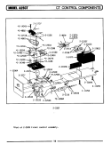CONTROL COMPONENTS Diagram and Parts List for A25CT  Maytag Washer