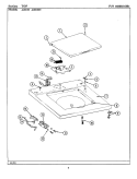 TOP Diagram and Parts List for A26CDC  Maytag Washer