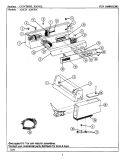 CONTROL PANEL Diagram and Parts List for A26CDC  Maytag Washer