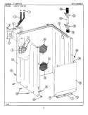 CABINET Diagram and Parts List for A26CDC  Maytag Washer