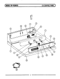 CONTROL PANEL Diagram and Parts List for LDG26CS  Maytag Dryer