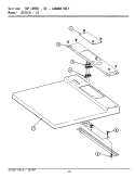 TOP COVER - CANADA Diagram and Parts List for DE27CA  Maytag Dryer