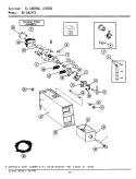 CONTROL CENTER Diagram and Parts List for DE27CS  Maytag Dryer