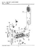INLET DUCT & HEATER ASSEMBLY Diagram and Parts List for DE27CT  Maytag Dryer