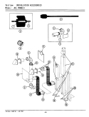 INSTALLATION ACCESSORIES Diagram and Parts List for DE27CT  Maytag Dryer