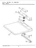 TOP COVER - CANADA (DE) Diagram and Parts List for LDE27CD  Maytag Dryer