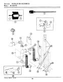 INSTALLATION ACCESSORIES Diagram and Parts List for GDG27CD  Maytag Dryer
