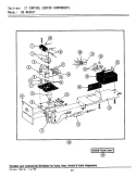 CONTROL CENTER COMPONENTS - CT MODELS Diagram and Parts List for DE26CT  Maytag Dryer