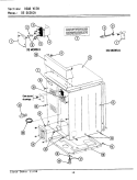 Part Location Diagram of 307105 Whirlpool TOP COVER Assembly. (WHT)