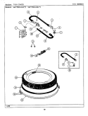 TUB Diagram and Parts List for MAT25DAAAL  Maytag Washer