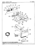 CONTROL PANEL Diagram and Parts List for MAT25DAAAL  Maytag Washer