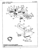 CONTROL PANEL Diagram and Parts List for MAT26PCAAW  Maytag Washer