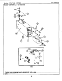 CONTROL CENTER Diagram and Parts List for MAT26PCAAW  Maytag Washer