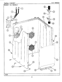 CABINET Diagram and Parts List for MAT23PCAAG  Maytag Washer