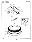 TUB COVER Diagram and Parts List for MAT23PCAAG  Maytag Washer