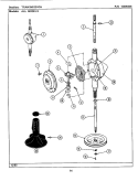 TRANSMISSION Diagram and Parts List for MAT23PCAAG  Maytag Washer