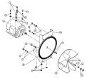 BLOWER MOTOR MOUNT ASSEMBLY Diagram and Parts List for DG100PN1  Maytag Dryer