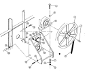TUMBLER BEARING MOUNT ASSEMBLY Diagram and Parts List for DG100PN1  Maytag Dryer