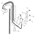 MAIN DOOR SWITCH ASSEMBLY Diagram and Parts List for DG100PN1  Maytag Dryer