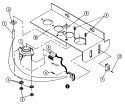 SENSOR BRACKET ASSEMBLY Diagram and Parts List for DG100PN1  Maytag Dryer