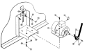 TUMBLER MOTOR MOUNT ASSEMBLY Diagram and Parts List for DG100PN1  Maytag Dryer