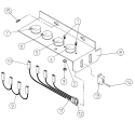 NON - MICROPROCESSOR SENSOR BRACKET - DG30MC Diagram and Parts List for DG30MC1  Maytag Dryer