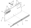 CONTROL DOOR ASSEMBLY (DG75) Diagram and Parts List for DG75PN1  Maytag Dryer