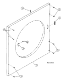 FRONT PANEL ASSEMBLY Diagram and Parts List for MDG50MNAWW  Maytag Dryer