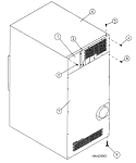 CABINET Diagram and Parts List for MDG50MNAWW  Maytag Dryer