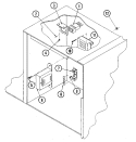 CONTROL BOX ASSEMBLY (MN) Diagram and Parts List for MDG50MNAWW  Maytag Dryer
