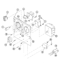 CONTROL PANEL ASSEMBLY (MNAW) Diagram and Parts List for MDG50MNAWW  Maytag Dryer