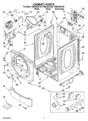 Part Location Diagram of 8579325 Maytag Power Cord