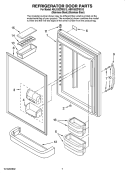 Part Location Diagram of 13023846SQ Whirlpool DOR-FIP Stainless Steel