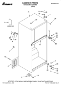 Part Location Diagram of 2265591 Whirlpool Service & Wiring Sheet