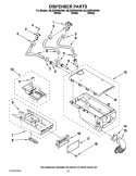 Part Location Diagram of WPW10261254 Whirlpool Bracket