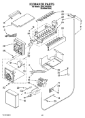 Part Location Diagram of WPW10395652 Whirlpool Ice Container