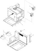 CAVITY Diagram and Parts List for MC24MPT P1329117M Amana Microwave