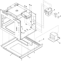 BASE Diagram and Parts List for ACE2302 P1331305M Amana Microwave