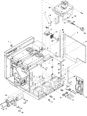 ELECTRICAL COMPONENTS Diagram and Parts List for RC5MCTP P1327603M Amana Microwave
