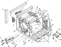ELECTRICAL COMPONENTS Diagram and Parts List for ASE70002 P1332813M Amana Microwave