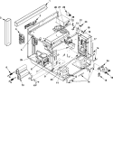 ELECTRICAL COMPONENTS Diagram and Parts List for RC17S P1330101M Amana Microwave
