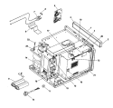 ELECTRICAL COMPONENTS Diagram and Parts List for HDC21RB P1323019M Amana Microwave