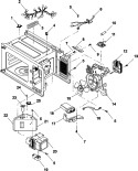 Part Location Diagram of R9900095 Whirlpool Lamp oven baseless