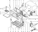 ELECTRICAL COMPONENTS Diagram and Parts List for ALD10DT P1331001M Amana Microwave